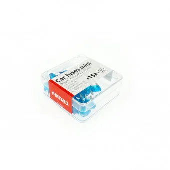 Lame de voiture fusibles mini boîte 50 pcs 15A AMIO