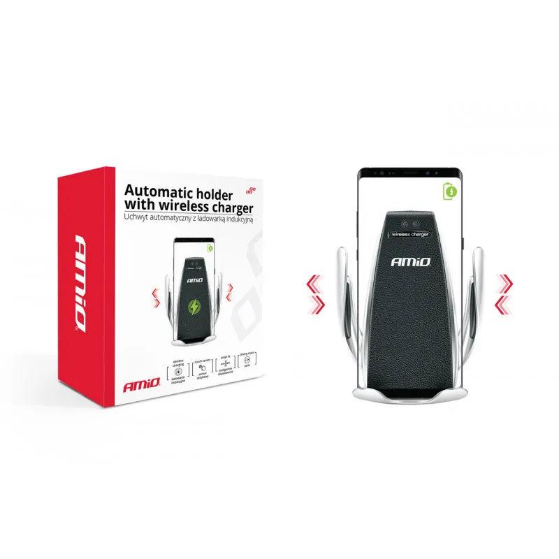 Support automatique avec chargeur sans fil PHW-01 AMIO 02160