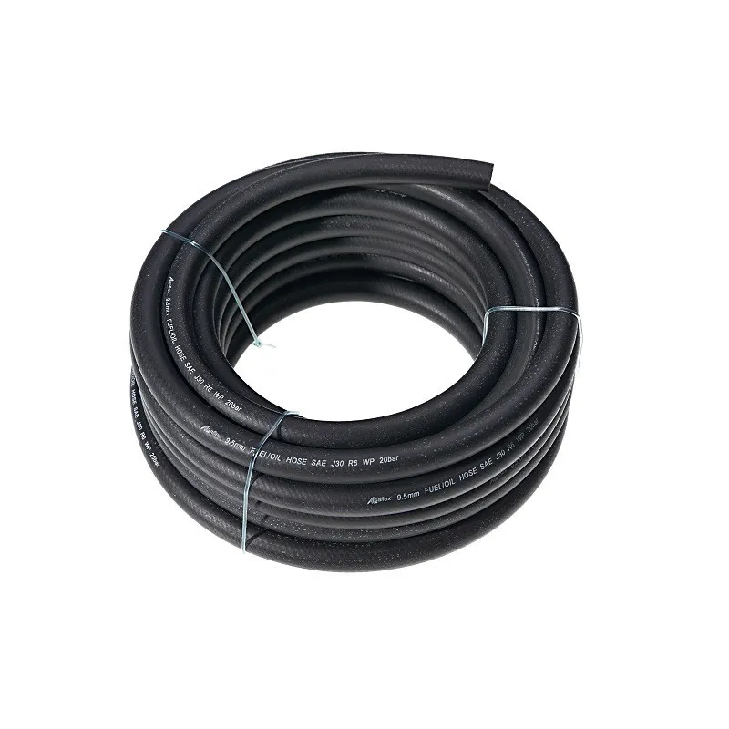 Tuyau de carburant en caoutchouc renforcé 3 couches fi 8 mm / 1 mb (10m w rolce / in roll) AMIO G07990