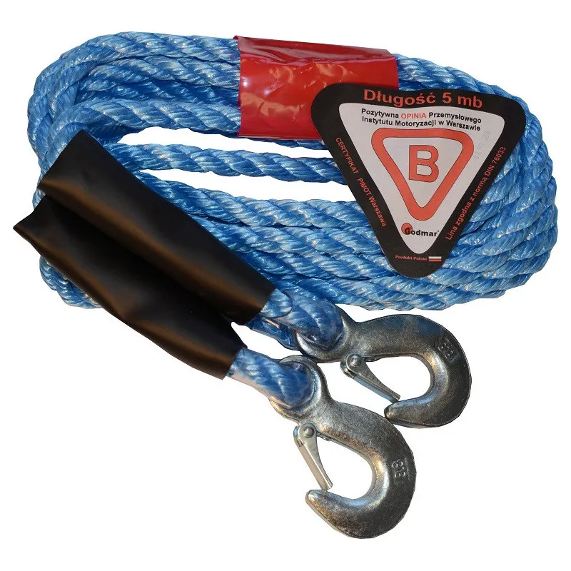Corde de remorquage DMC 2500 kg "TITANIUM" - Haute qualité AMIO G07998