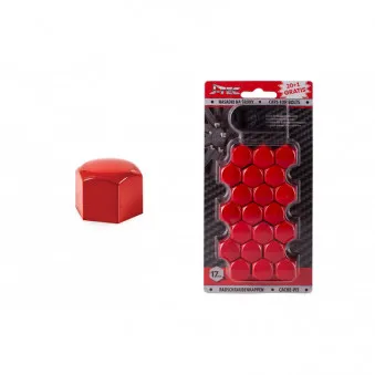 Capuchons pour boulons 17 mm rouge AMIO G21302