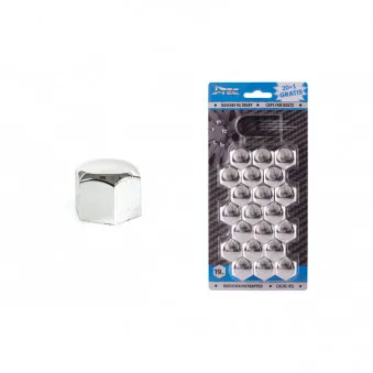 Capuchons pour boulons 19 mm chromés AMIO G21304