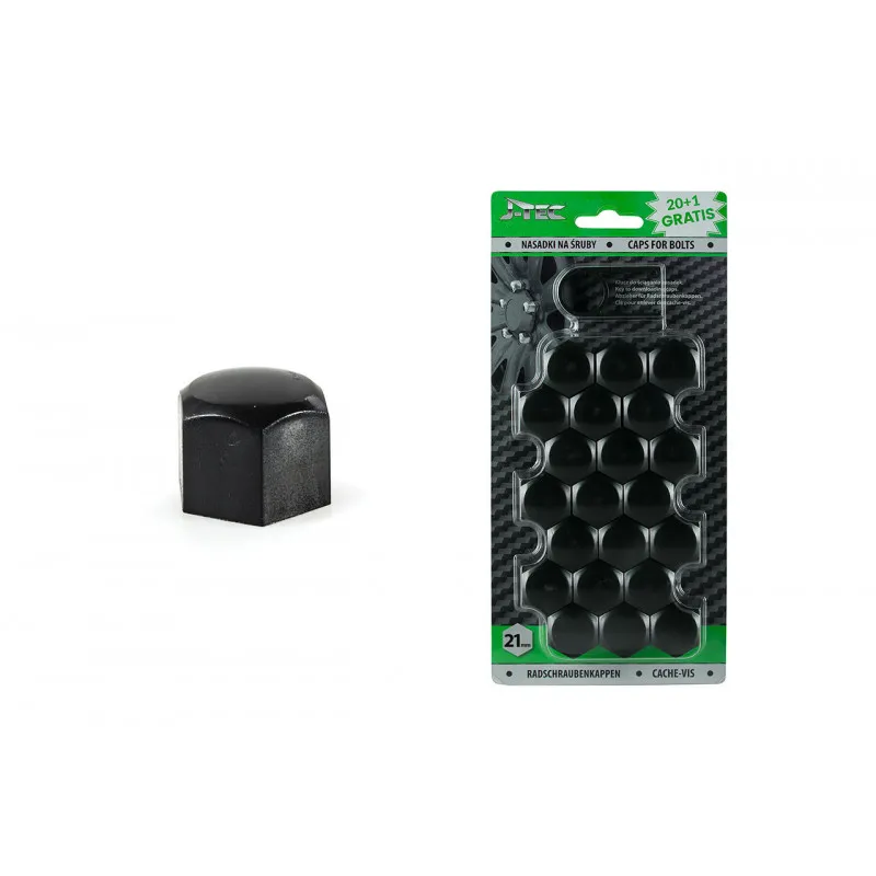 Capuchons pour boulons 21 mm noir AMIO G21309