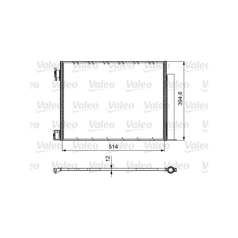 Condenseur, climatisation VALEO 812501