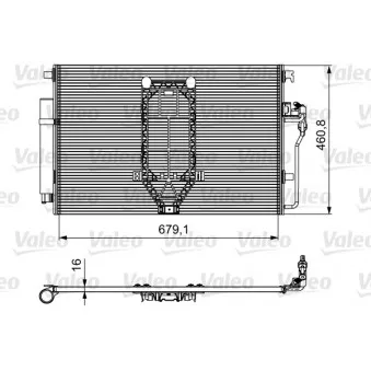 Condenseur, climatisation VALEO 812502