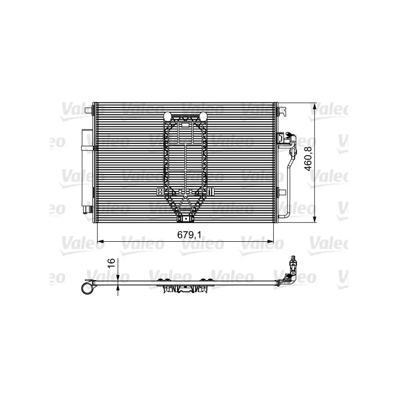 Condenseur, climatisation VALEO 812502