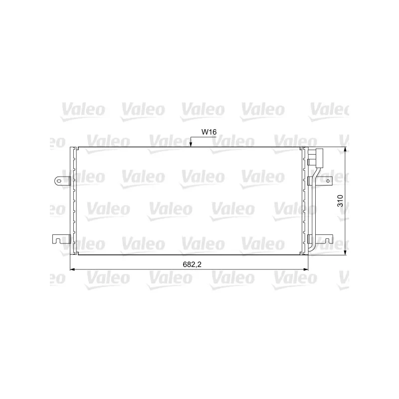 Condenseur, climatisation VALEO 814029