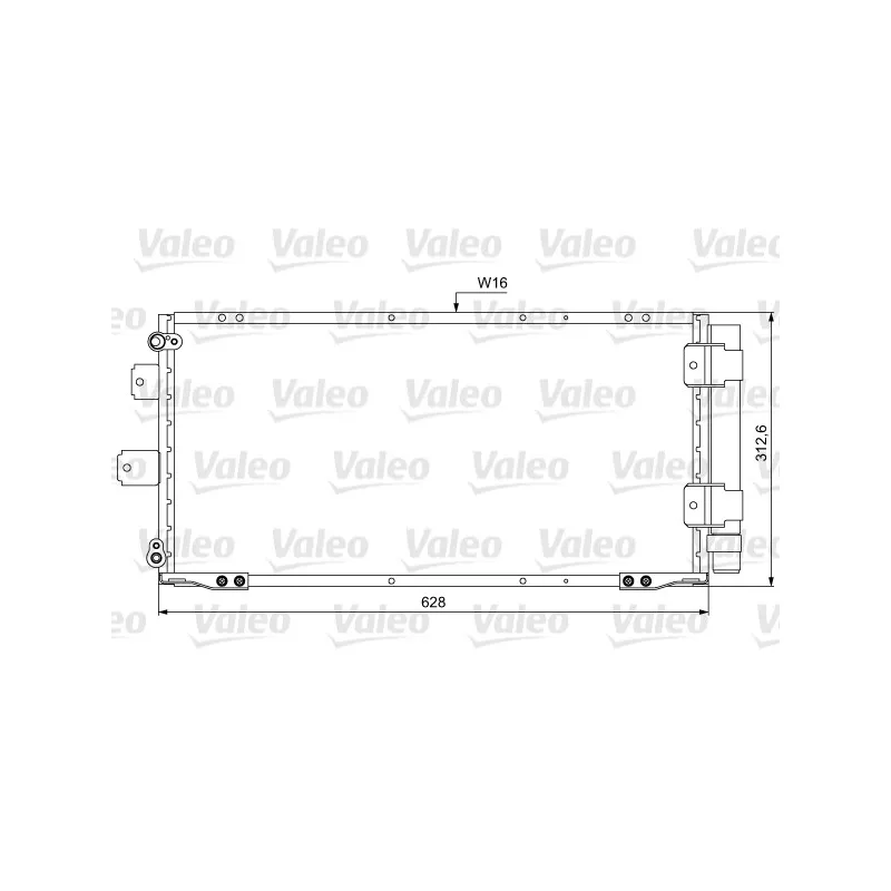Condenseur, climatisation VALEO 814037