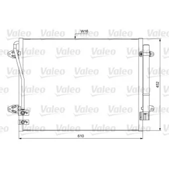 Condenseur, climatisation VALEO 814039