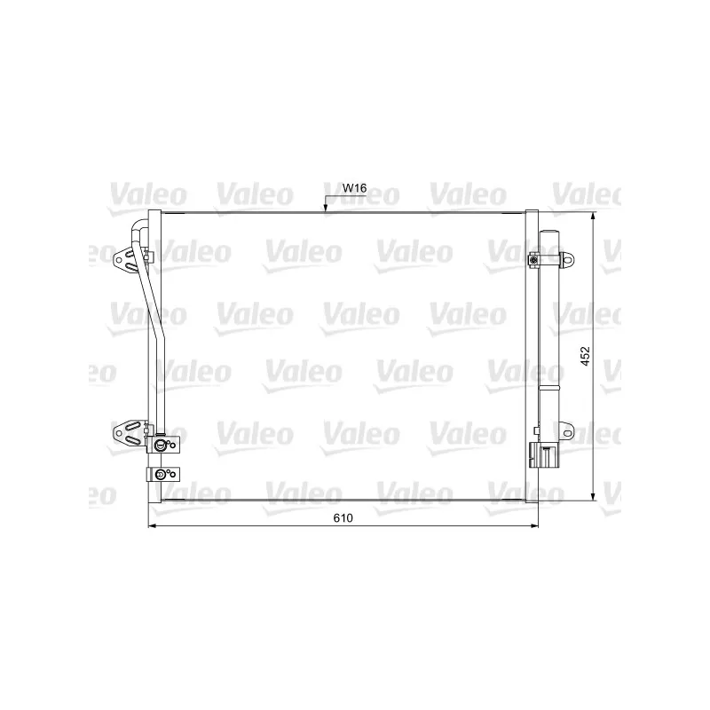 Condenseur, climatisation VALEO 814039