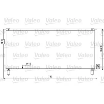 Condenseur, climatisation VALEO 814052