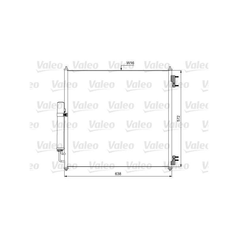 Condenseur, climatisation VALEO 814053