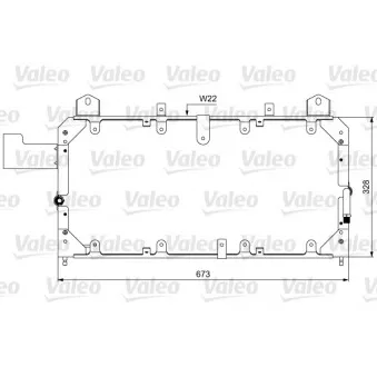 Condenseur, climatisation VALEO