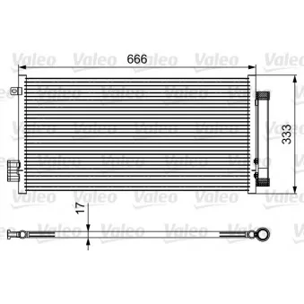 Condenseur, climatisation VALEO 814111