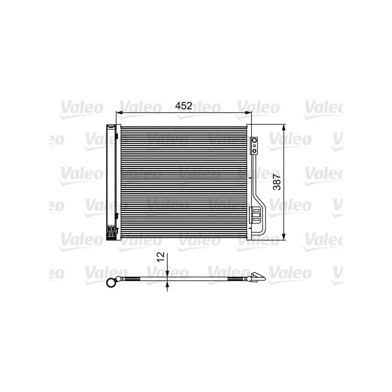 Condenseur, climatisation VALEO 814114