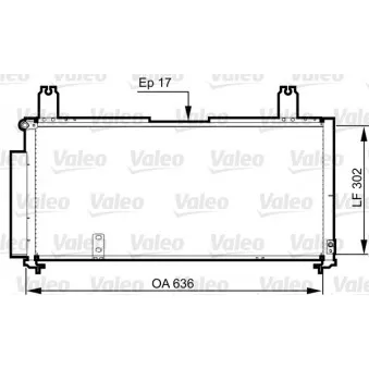 Condenseur, climatisation VALEO 814330