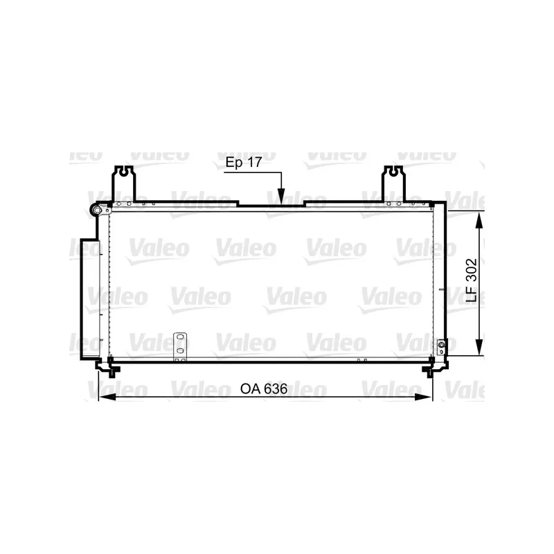 Condenseur, climatisation VALEO 814330