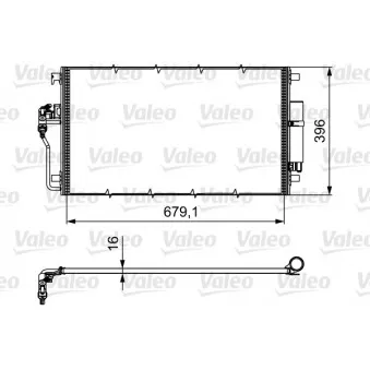 Condenseur, climatisation VALEO 814374