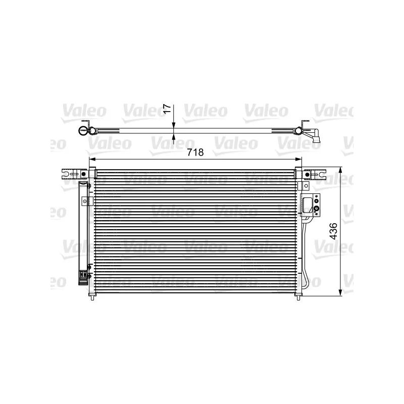 Condenseur, climatisation VALEO 814425