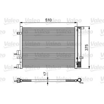 Condenseur, climatisation VALEO 814435
