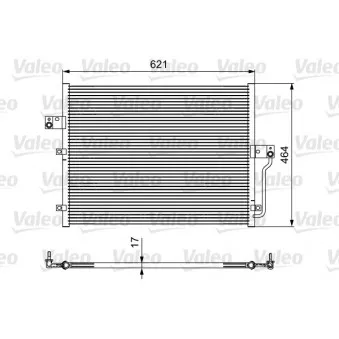 Condenseur, climatisation VALEO 814441