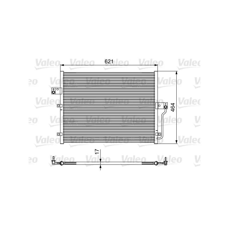 Condenseur, climatisation VALEO 814441