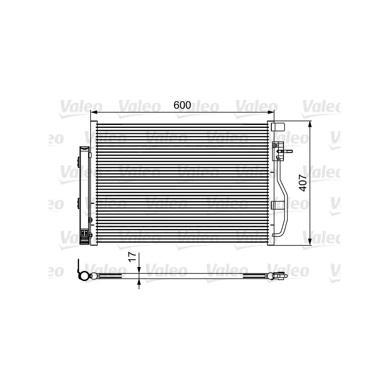 Condenseur, climatisation VALEO 814478