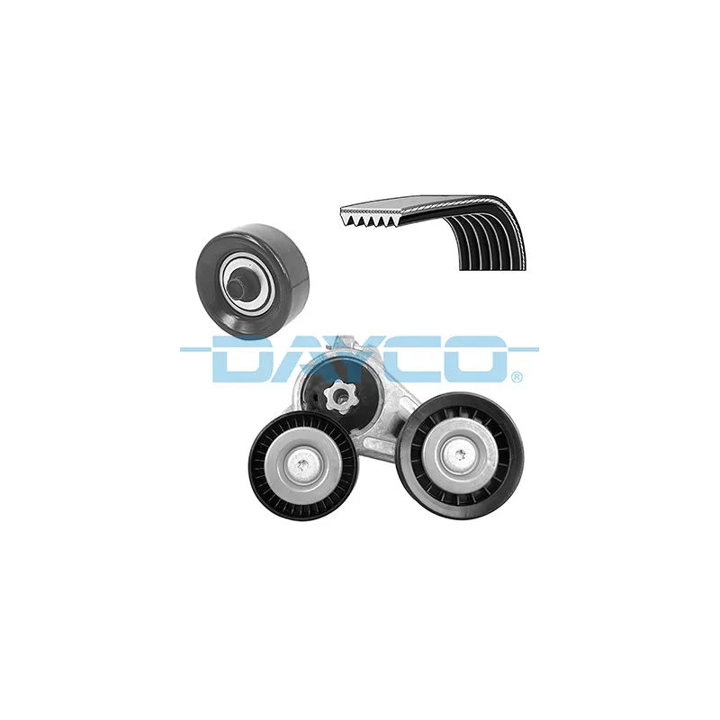 Jeu de courroies trapézoïdales à nervures DAYCO KPV724
