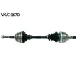 Arbre de transmission SKF VKJC 1670 - Visuel 1