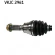 Arbre de transmission SKF VKJC 2961 - Visuel 2