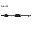 Arbre de transmission SKF VKJC 3473 - Visuel 1