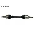 Arbre de transmission SKF VKJC 3686 - Visuel 1