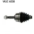 Arbre de transmission SKF VKJC 4038 - Visuel 2