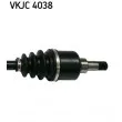 Arbre de transmission SKF VKJC 4038 - Visuel 3