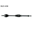 Arbre de transmission SKF VKJC 4318 - Visuel 1