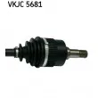 Arbre de transmission SKF VKJC 5681 - Visuel 3