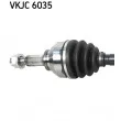 Arbre de transmission SKF VKJC 6035 - Visuel 2
