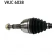 Arbre de transmission SKF VKJC 6038 - Visuel 2