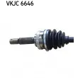 Arbre de transmission SKF VKJC 6646 - Visuel 2