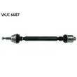 Arbre de transmission SKF VKJC 6687 - Visuel 1