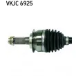 Arbre de transmission SKF VKJC 6925 - Visuel 2