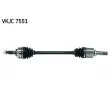 Arbre de transmission SKF VKJC 7551 - Visuel 1