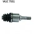 Arbre de transmission SKF VKJC 7551 - Visuel 3