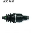 Arbre de transmission SKF VKJC 7637 - Visuel 3