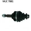 Arbre de transmission SKF VKJC 7881 - Visuel 2