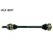 Arbre de transmission SKF VKJC 8097 - Visuel 1