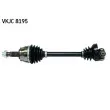 Arbre de transmission SKF VKJC 8195 - Visuel 1