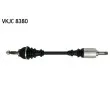 Arbre de transmission SKF VKJC 8380 - Visuel 1