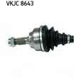 Arbre de transmission SKF VKJC 8643 - Visuel 2