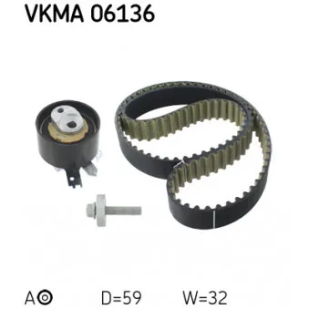 Kit de distribution SKF VKMA 06136